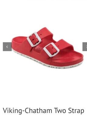 Viking Chatham Two Strap Sandals,Poppy Red,Water-friendly,37